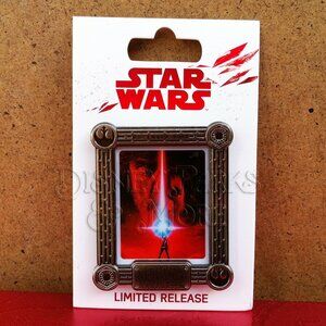 Disney Parks Star Wars Pin The Last Jedi Opening Day Kylo Ren Rey Skywalker